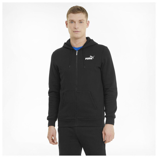 Puma Ανδρική ζακέτα Essentials Small Logo Full-Zip Hoodie Puma Ανδρική ζακέτα Essentials Small Logo Full-Zip Hoodie
